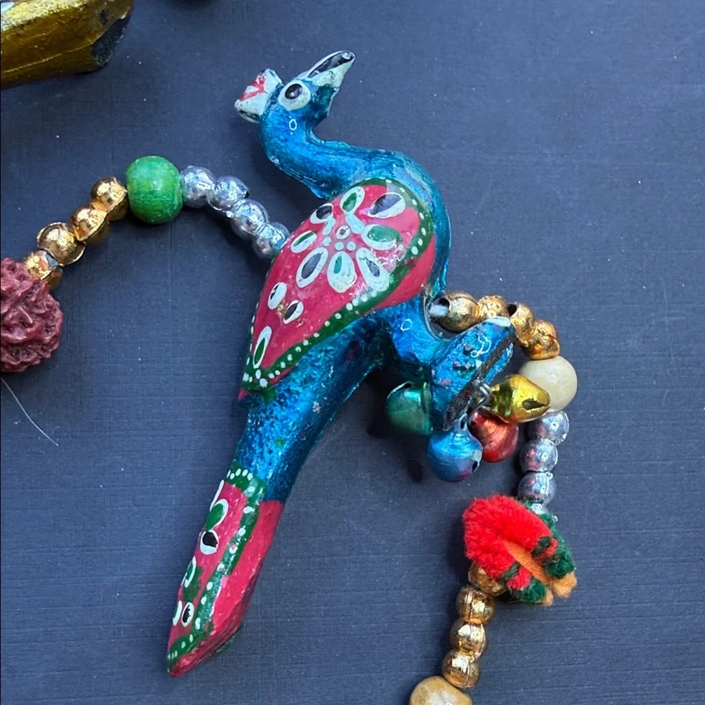 HANDICRAFT PEACOCK WALL/DOOR HANGING TORAN/SHOWPIECE/